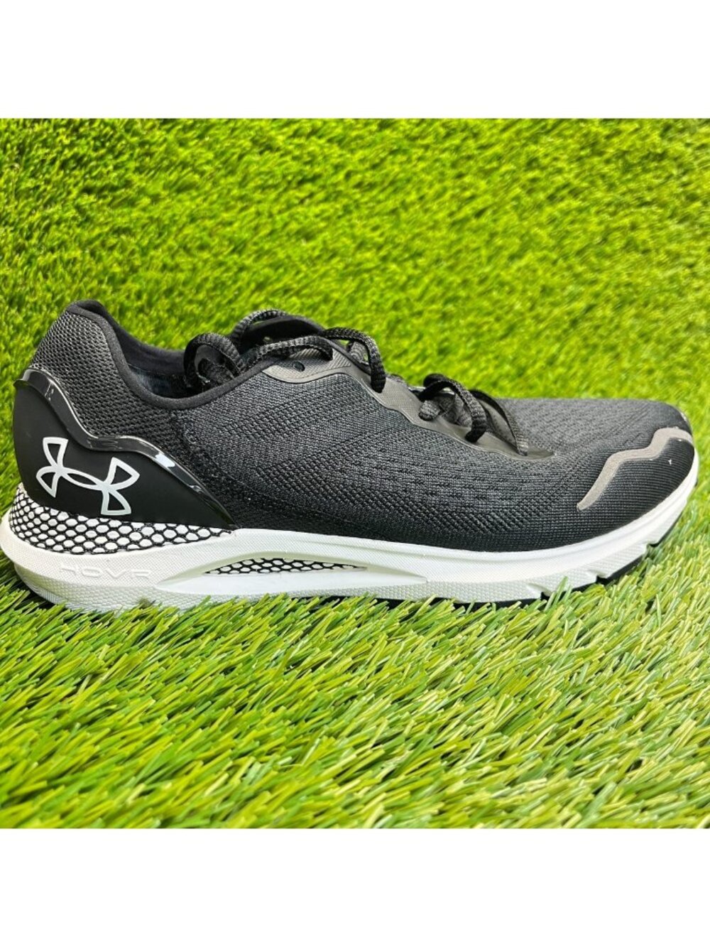 Under Armour HOVR Sonic 6 Womens Size 8 Black Athletic Running Shoes Sneakers